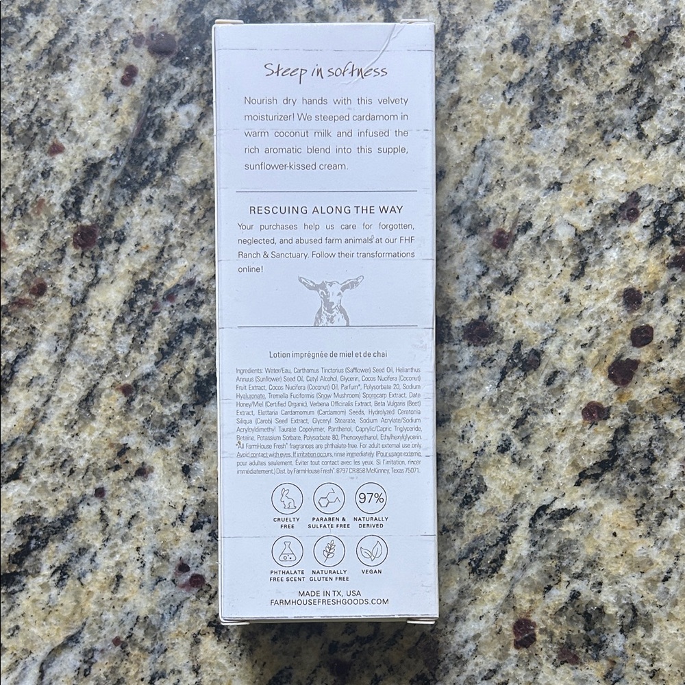 Farmhouse Fresh Honey-Chai Steeped Milk Lotion - Cream - Picture 2 of 4